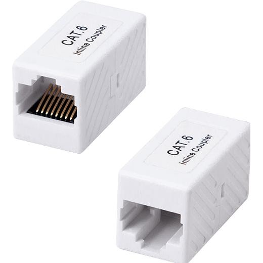 LogiLink RJ45 Inline Coupler. Cat.6. Mini Type. Unshielded