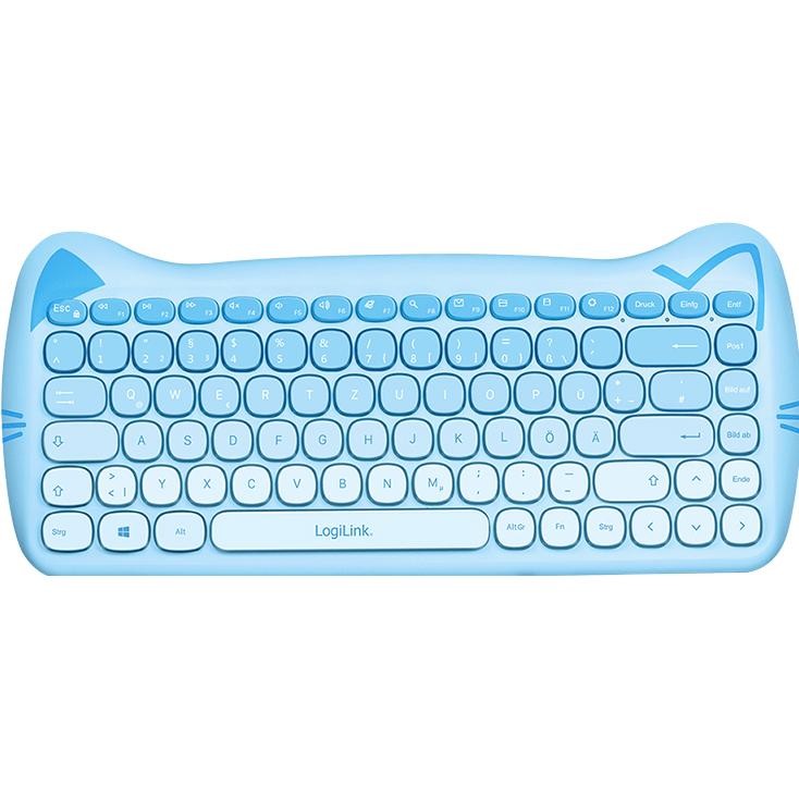 LogiLink Kids Keyboard 2.4G Combo Set. Blue