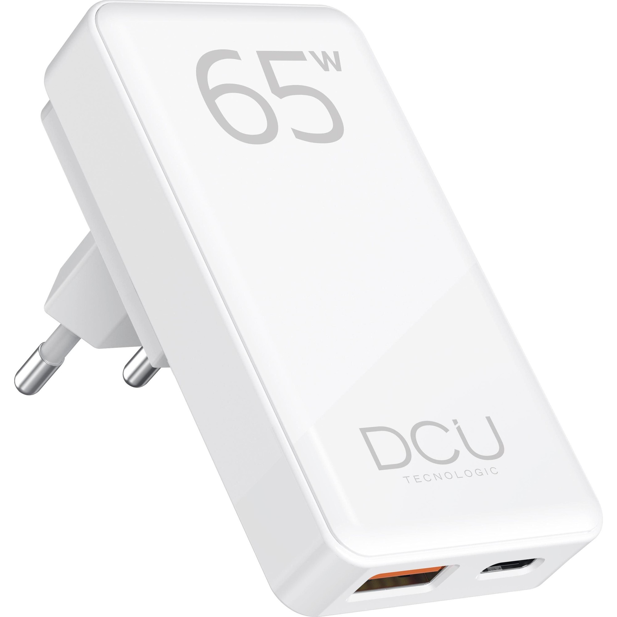 DCU Tecnologic 37500165 (65W), Caricatore USB, Bianco