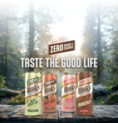 Hank's Soda ZERO Mexicola, Mexican Cola Flavored Beverage, Sugar-Free, 12 Cans thumbnail