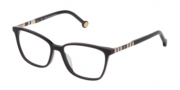 Eyewear  Carolina Herrera Vhe838 Col. 0700 Woman Square Black