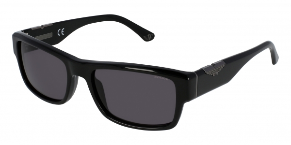 Police SPL967 Sunglasses Black0700 - Black 0700 Men Rectangle