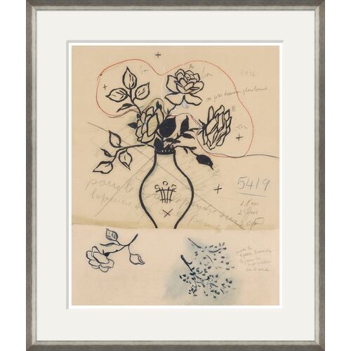 Paule Marrot - Tres Roses Variation I - Soicher Marin - Black