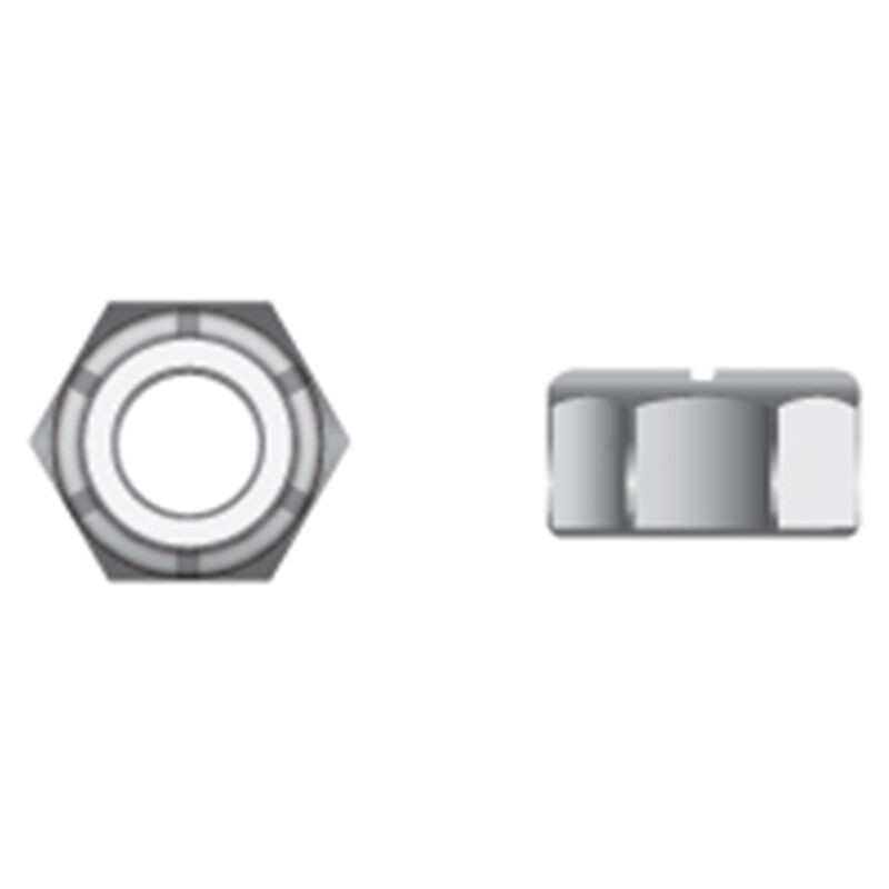 Fasco Fastener M4-.7 Stainless Steel Metric Nylon Insert Locknuts, 100-Pack | for Boats | by West Marine