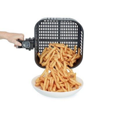 Bella - 4-qt. Analog Air Convection Fryer - Stainless Steel thumbnail