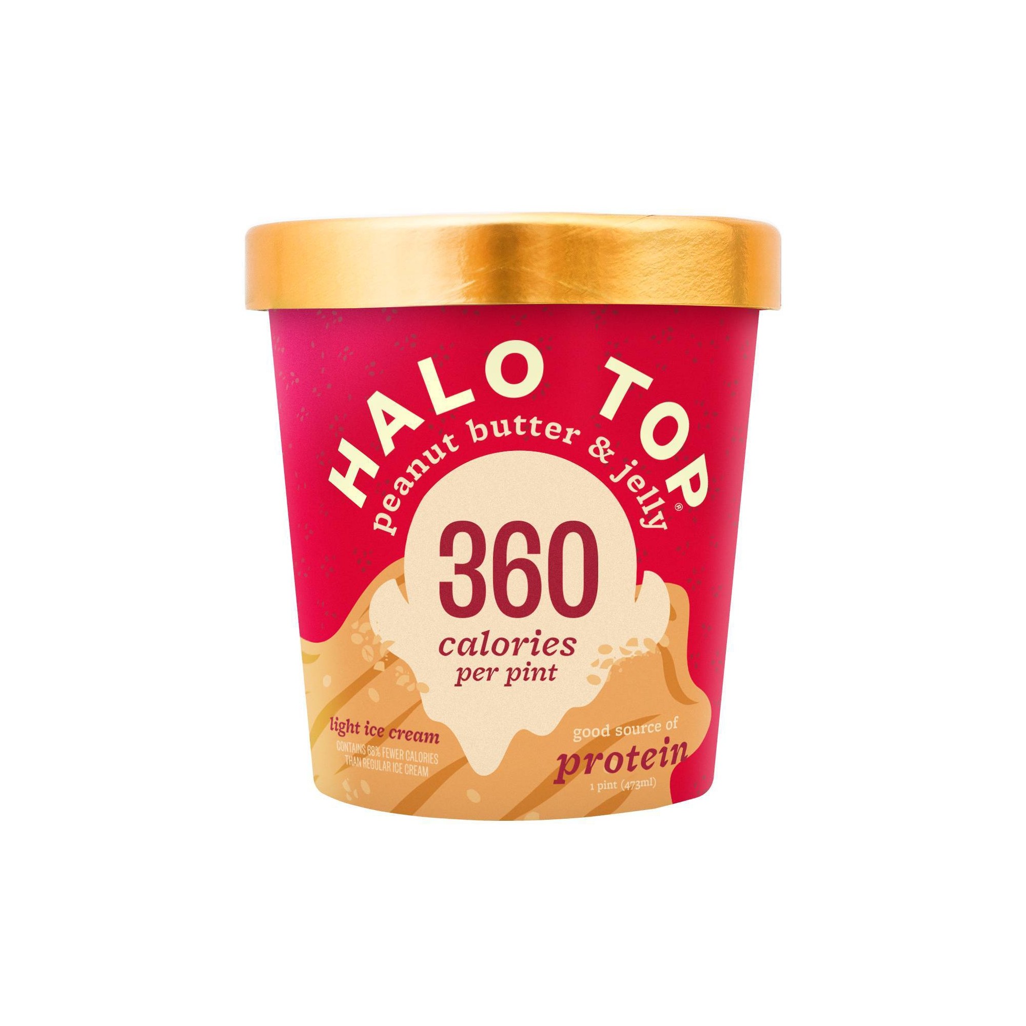 Peanut Butter & Jelly Light Ice Cream thumbnail