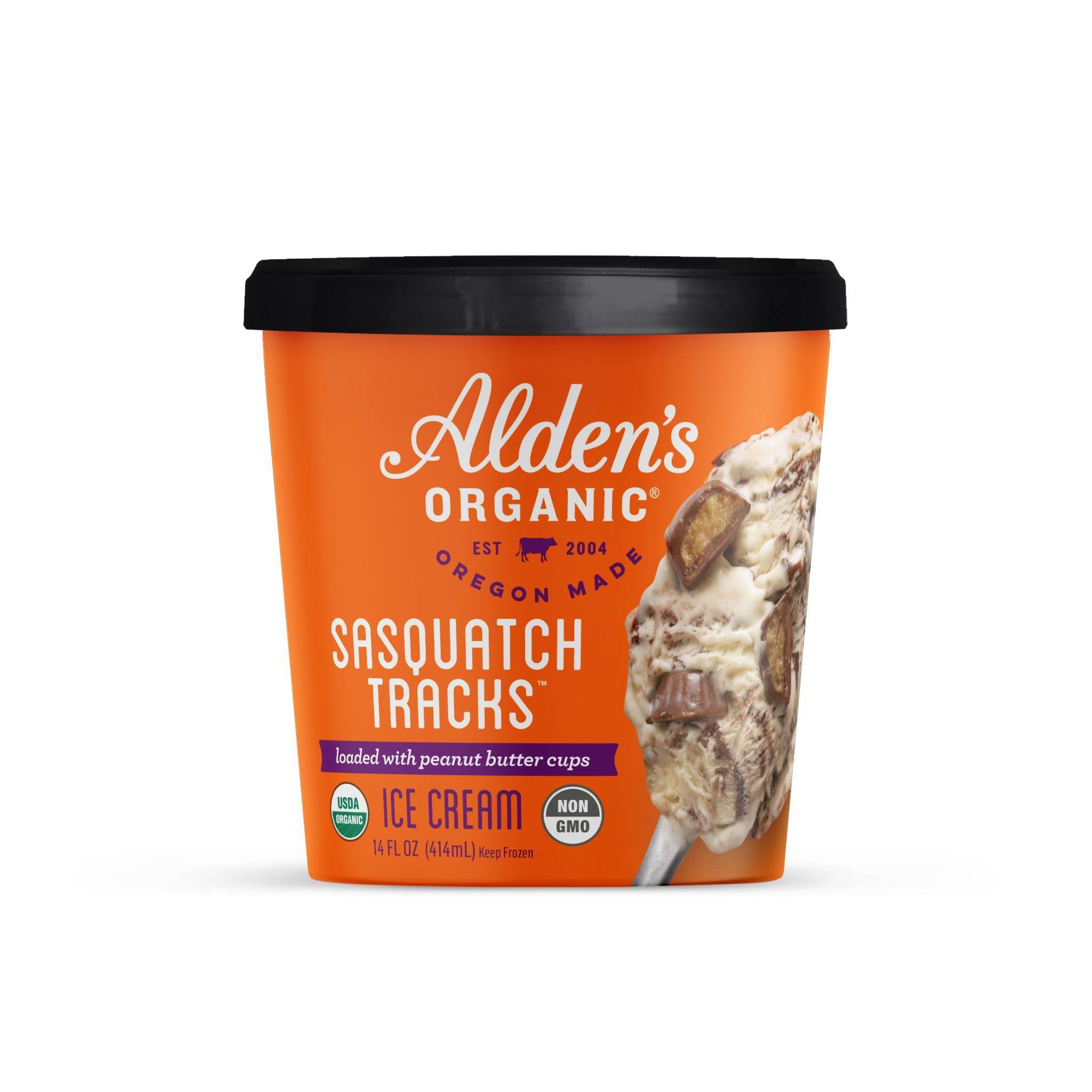 Sasquatch Tracks Loaded with Peanut Butter Cups Ice Cream, Sasquatch Tracks thumbnail
