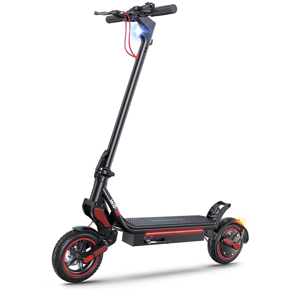 Patinete Eléctrico IScooter W8 De 9,3 Pulgadas: Motor De 500 W, Autonomía De 30 a 40 Km, Doble Suspensión, Conectividad Mediante Aplicación, Color