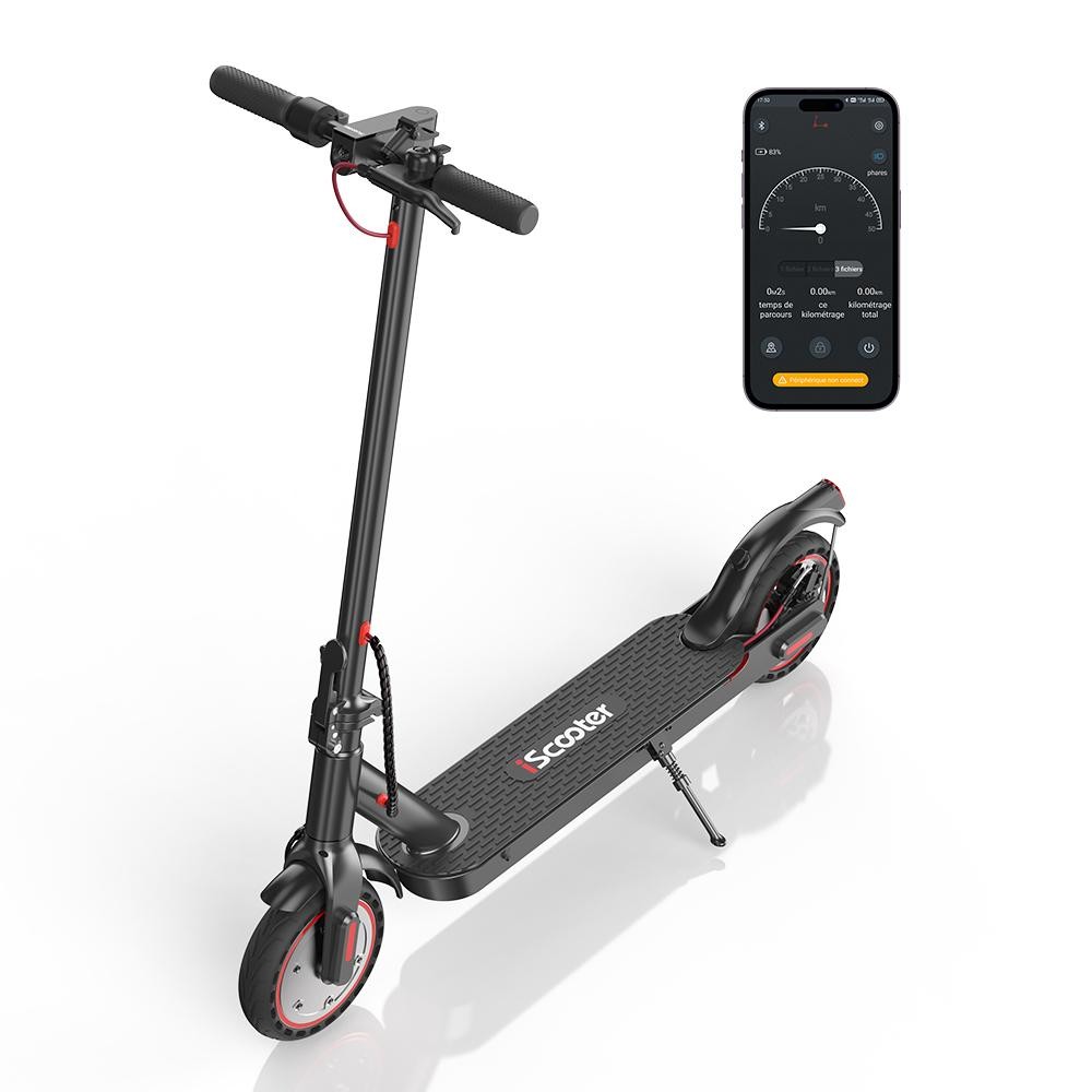 Patinete Eléctrico Plegable Para Adultos Iscooter I9 De 8,5 Pulgadas Con Una Autonomía De 30 Km, Una Velocidad Máxima De 30 Km/h Después De La Par thumbnail