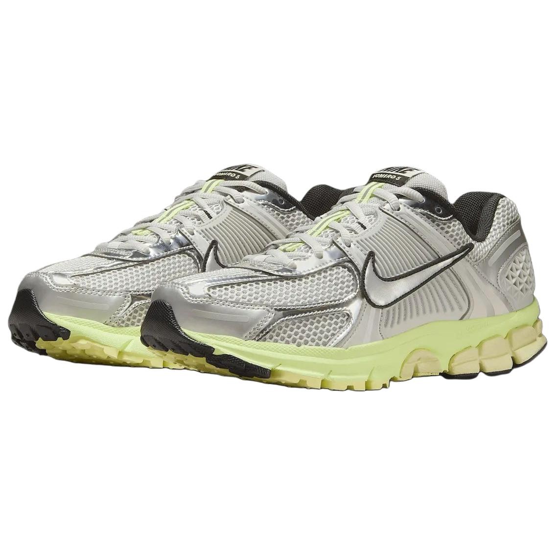 Nike Zoom Vomero 5 Abrasion Resistant Low Top Running Shoes Unisex Gray Silver Sneakers Casual IM3376-007 35.5 thumbnail