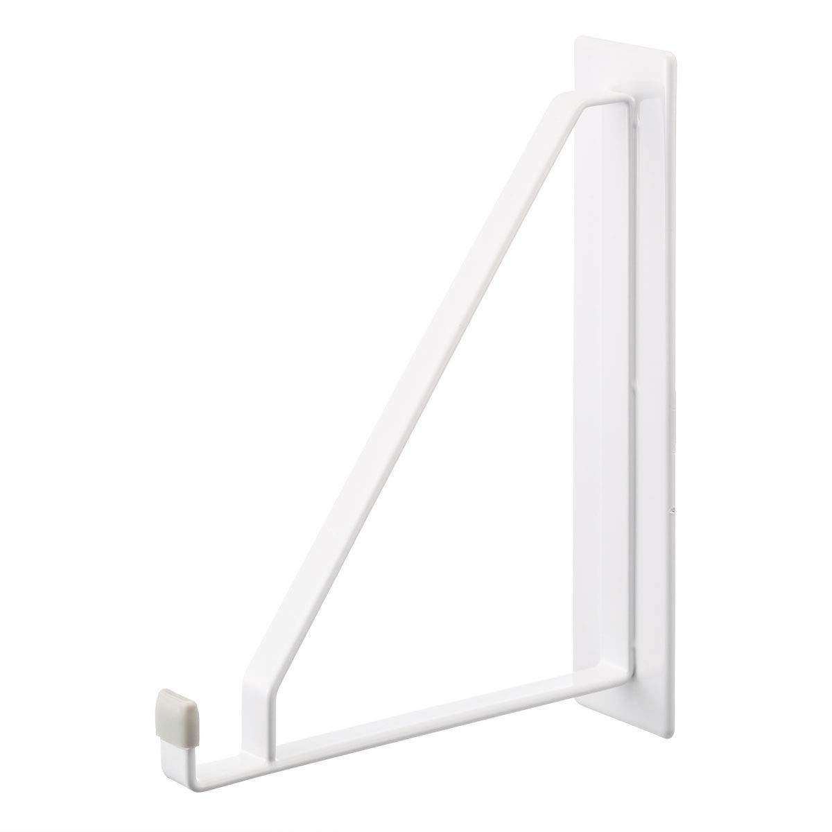 Yamazaki Jitsugyo 4722 - Percha Magnética Para Secar Ropa De Baño, Color Blanco, Aprox.. Ancho 5 X Profundidad 18,5 X Alto 23 Cm Blanco