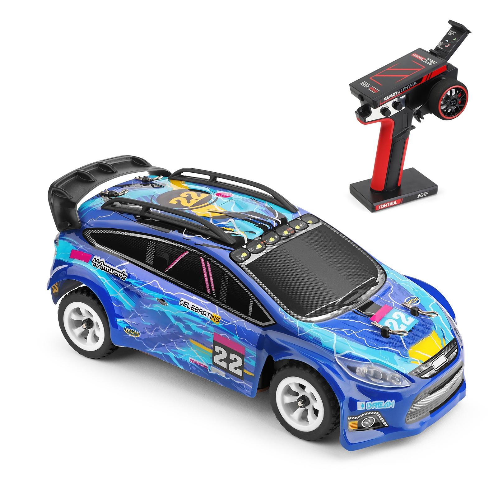 WLtoys 284010 Carro De Controle Remoto 1/28 2,4 GHz 30 Km/h Carro De Corrida De Controle Remoto De Alta Velocidade Presente Para Crianças Multicor