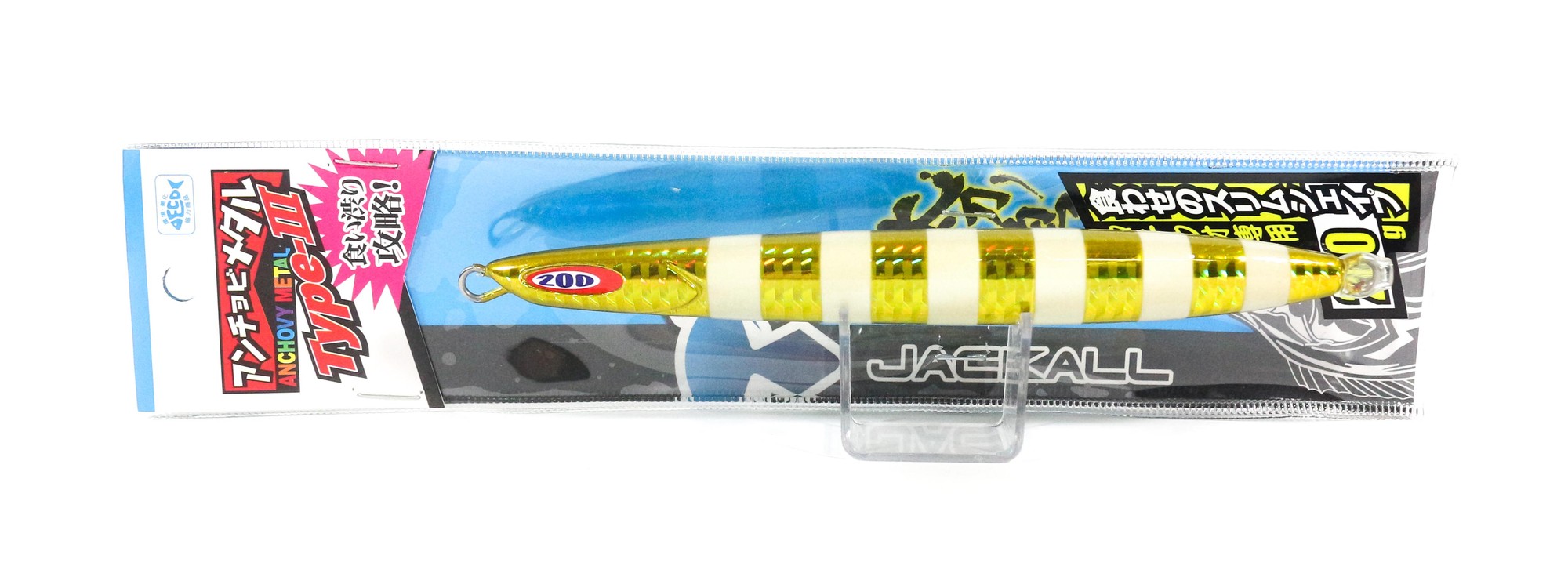 Jackall Metal Jig Anchova Tipo 3 Flutter 250 Gramas Glow G (0255)