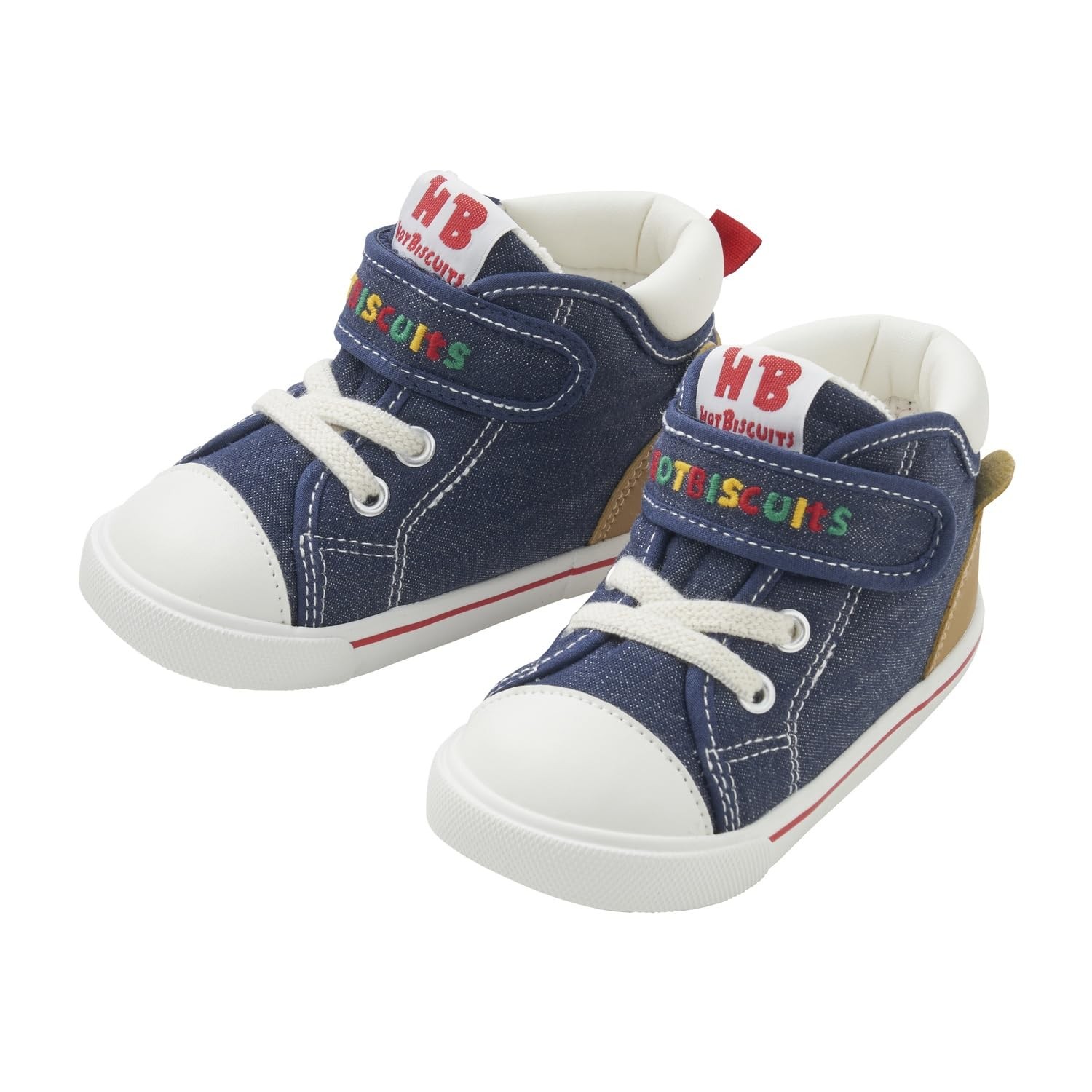 HOT Second Baby Shoes Meninos Meninas Crianças Roupas Azul Marinho [MIKIHOUSE BISCUITS] Infantil 15,5 Cm 73-9303-496 Azul-escuro