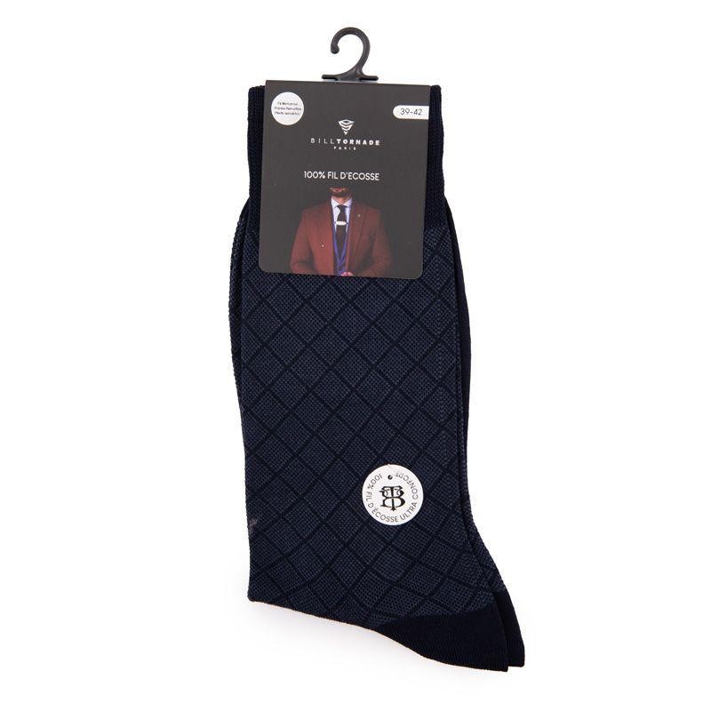 Chaussette Fil D'ecosse Fantaisie 20140 Homme BILL TORNADE 43/46 Azul