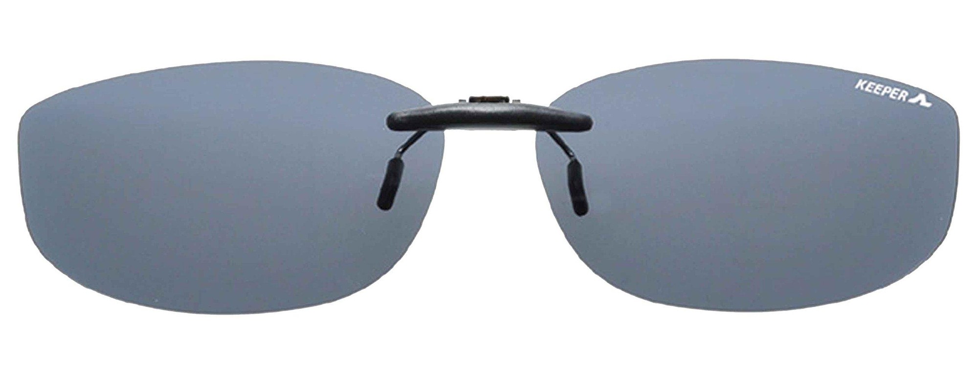 Feito Em Polarizado UV UV Sobre KEEPER Smart Japão, & Proteção, 99% Proteção, Óculos De Sol De Clipe, Óculos, P, Fumaça, 9332-02 Cinza