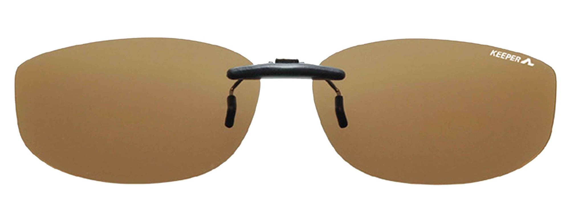 Feito No Japão Proteção UV Polarizada Sobre Óculos Óculos De Sol Clip on KEEPER Smart S Marrom E 99% 9332-01 Castanho