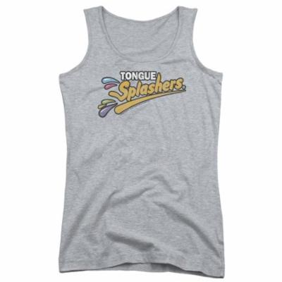Dubble Bubble Nostalgic Candy Tongue Splashers Logo Juniors Tank Top Shirt