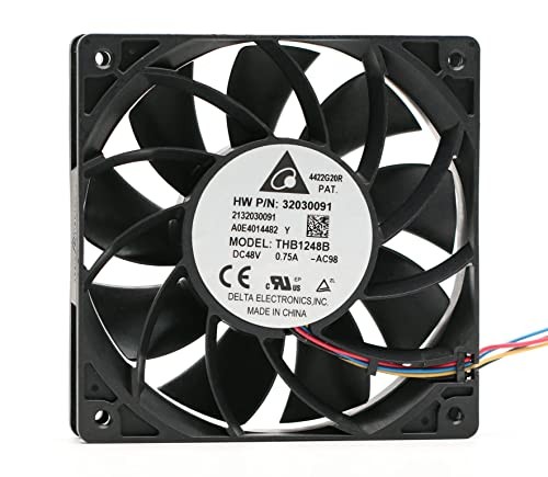 Zyvpee® 12cm THB1248B 48V 120mm 0.75A 32030091 2132030091 A0E4014482 4Wire S9300~9303~9306~9312 LE0M00FBXB00 Switch Fan thumbnail