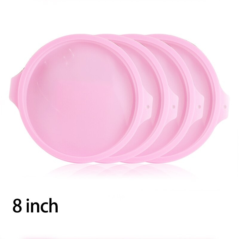 Moule à Gâteau En Silicone à Couches, Ustensiles De Cuisine, Desserts à Faire Soi-même, Forme Ronde, Mousse, Outils De Cuisson, 4/6/8 Pouces thumbnail
