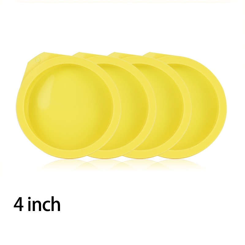 Moule à Gâteau En Silicone à Couches, Ustensiles De Cuisine, Desserts à Faire Soi-même, Forme Ronde, Mousse, Outils De Cuisson, 4/6/8 Pouces thumbnail