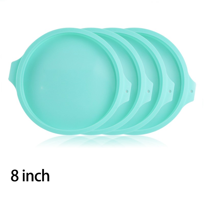 Moule à Gâteau En Silicone à Couches, Ustensiles De Cuisine, Desserts à Faire Soi-même, Forme Ronde, Mousse, Outils De Cuisson, 4/6/8 Pouces thumbnail