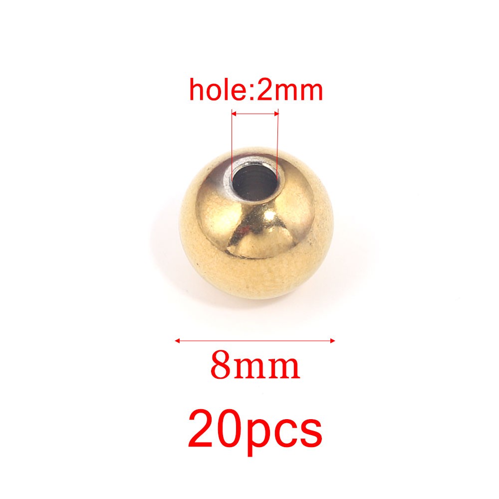 Perles D'Espacement En Acier Inoxydable De 3, 4, 5, 6 Et 8mm, Breloques Rondes Pour Bracelets Et Bijoux à Faire Soi-Même, Fournitures De Direction,  thumbnail