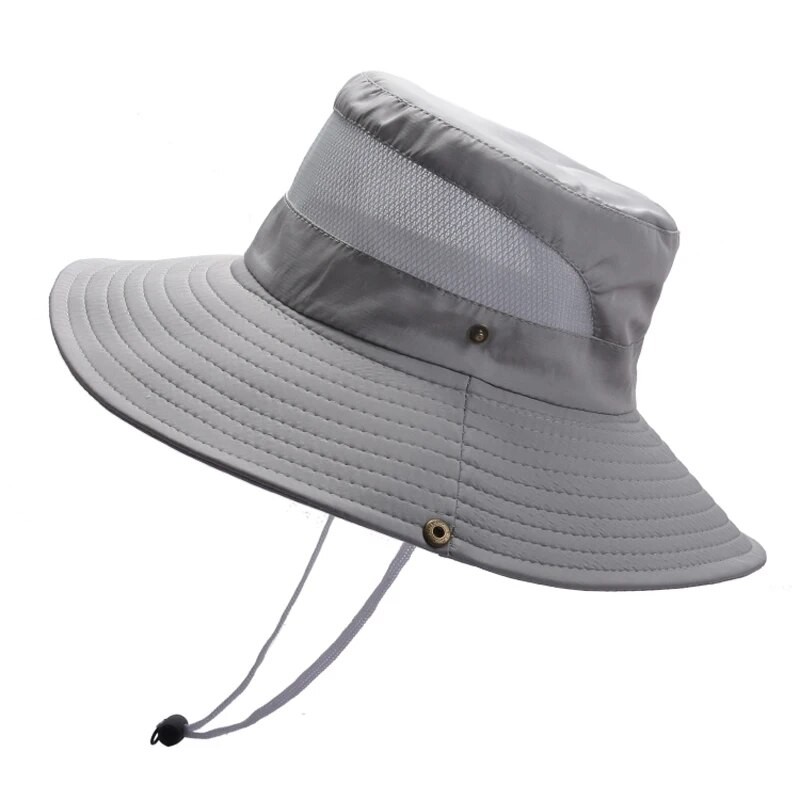 Xinbaoguan-Chapeau D'alpinisme En Plein Air Respirant, 100% Polyester, Grand Pare-soleil, Chapeau Benni, Chapeau De Poisson Suffolk, été, , 9201 thumbnail