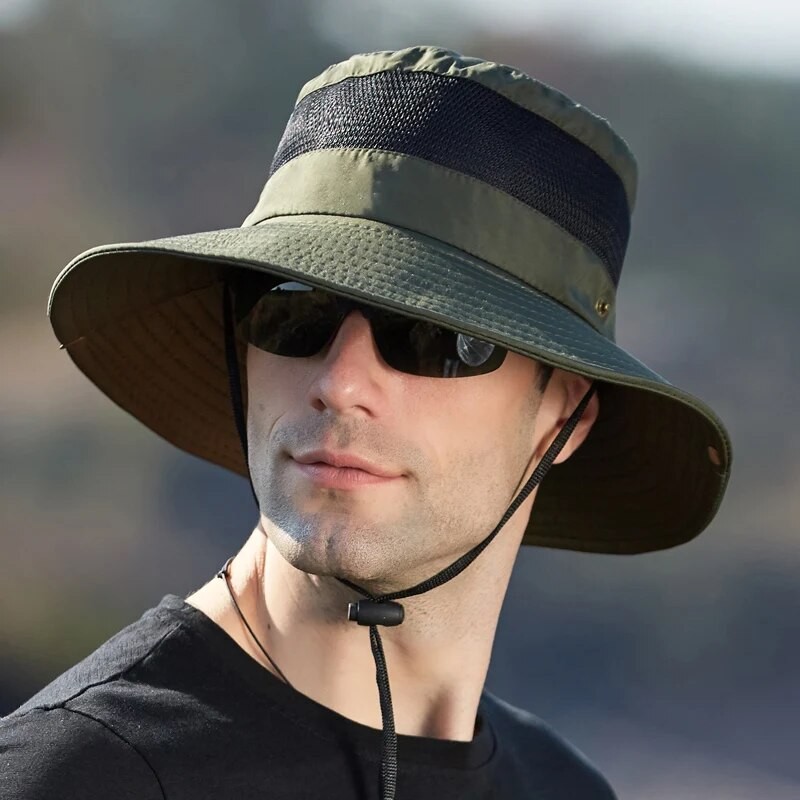 Xinbaoguan-Chapeau D'alpinisme En Plein Air Respirant, 100% Polyester, Grand Pare-soleil, Chapeau Benni, Chapeau De Poisson Suffolk, été, , 9201