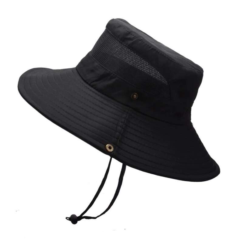 Xinbaoguan-Chapeau D'alpinisme En Plein Air Respirant, 100% Polyester, Grand Pare-soleil, Chapeau Benni, Chapeau De Poisson Suffolk, été, , 9201 thumbnail