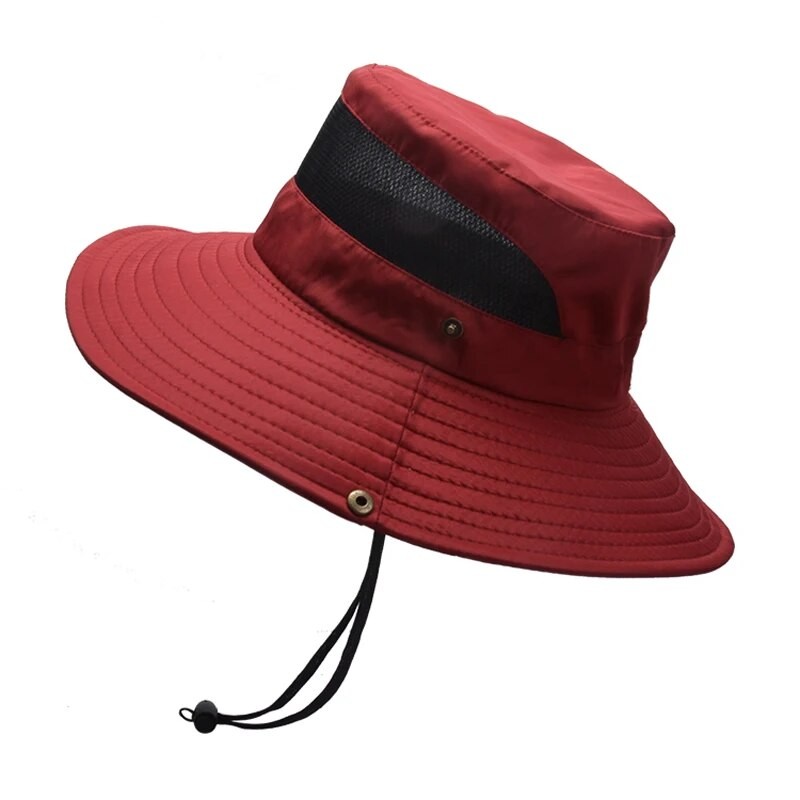 Xinbaoguan-Chapeau D'alpinisme En Plein Air Respirant, 100% Polyester, Grand Pare-soleil, Chapeau Benni, Chapeau De Poisson Suffolk, été, , 9201 thumbnail
