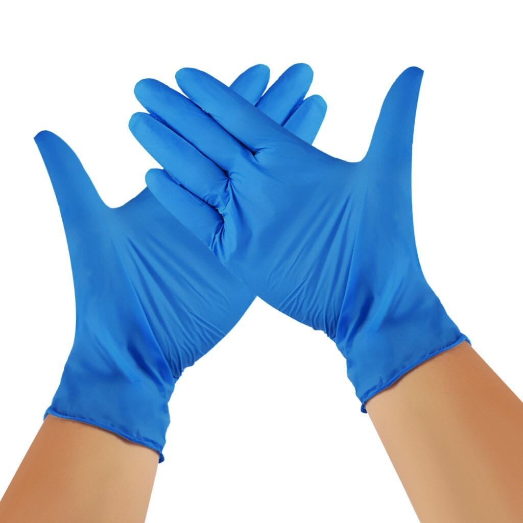 Gants Jetables En Nitrile Rose Bleu, 100 PièCES, Protection Anti-allergie, Pour Les Mains, Pour Le Travail, La Cuisine, La Vaisselle, Mécanicien thumbnail