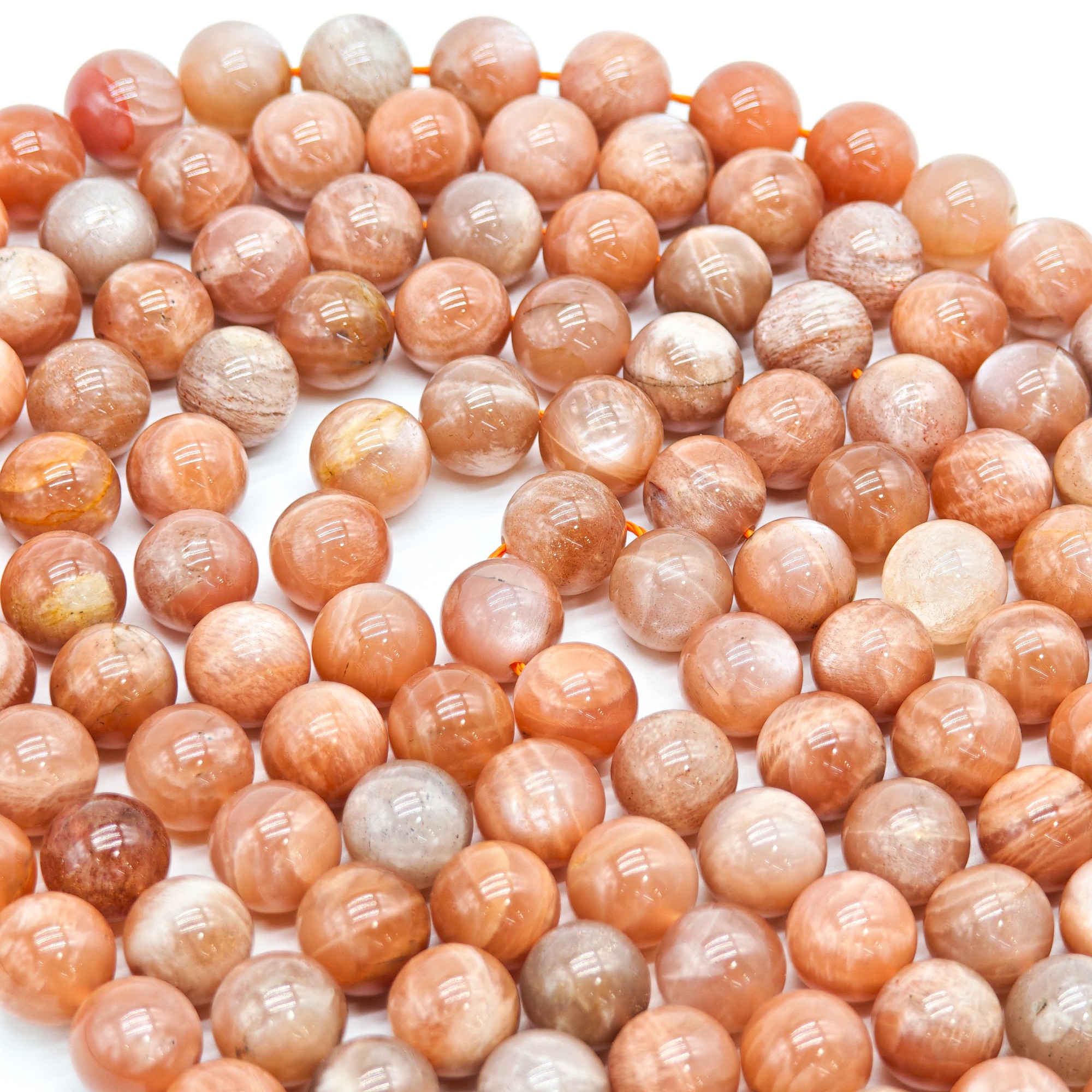 Pierres Naturelles Pour La Fabrication De Bijoux, Perles Rondes En Pierre De Soleil De 4 6 8 10 12mm, Pour Bracelets Et Colliers à Faire Soi-même
