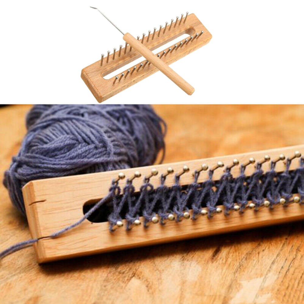 1 Ensemble De 16 X 4 Cm De Planche En Bois, Machine à Tricoter, Outils De Tricot, Fabricant D'écharpes, Outil De Tissage Facile à Faire Soi-même