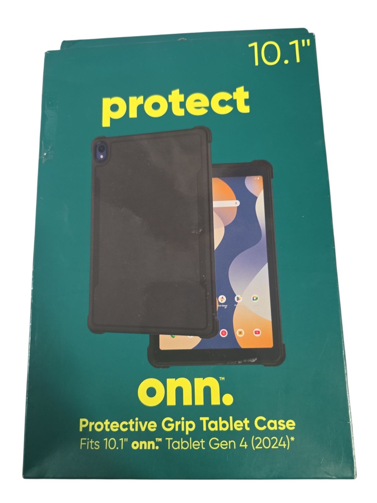 Photo 1 of . Protective Grip Tablet Case for Onn. 10.1" Tablet (2024 Model) - Black