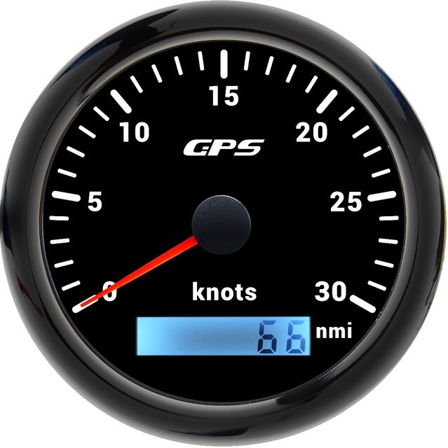 Compteur De Vitesse GPS Rétro-éclairé 7 Couleurs, 60 Km/h, 30 Nœuds, 120mph, Capteur GPS, Pour Moto, Voiture, Bateau, thumbnail