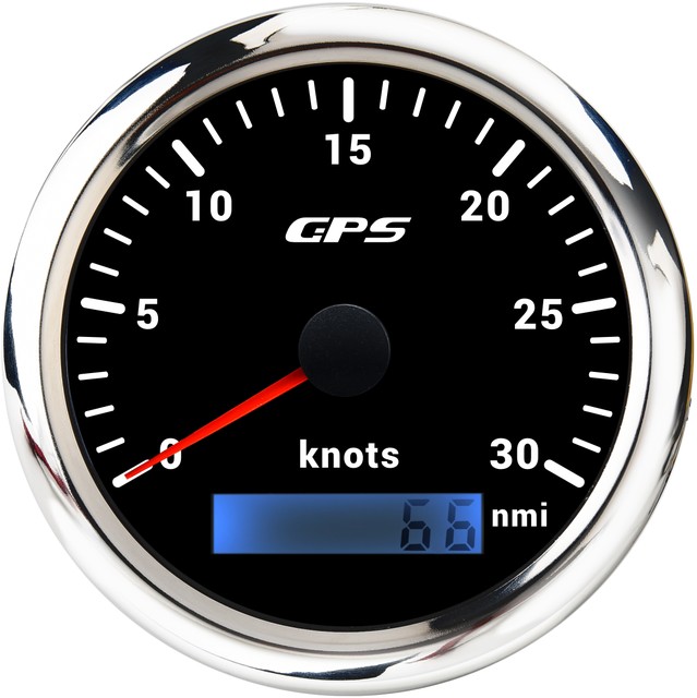 Compteur De Vitesse GPS Rétro-éclairé 7 Couleurs, 60 Km/h, 30 Nœuds, 120mph, Capteur GPS, Pour Moto, Voiture, Bateau, thumbnail