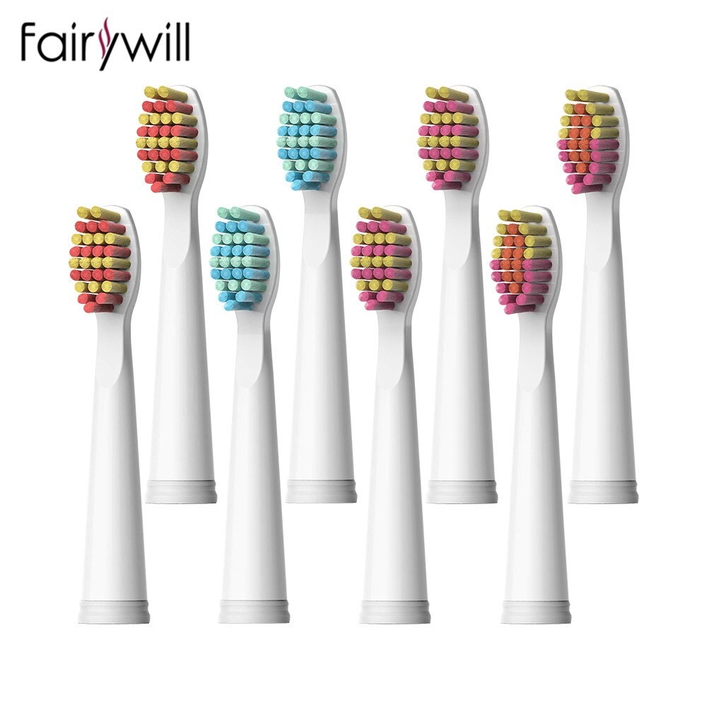 Fairywill 4 PièCES 8 PièCES 16 PièCES Têtes De Brosse À Dents Électrique Sonique Remplaçable Soies Souples Pour FW-507 FW-508 FW-917 FW-959 FW- thumbnail