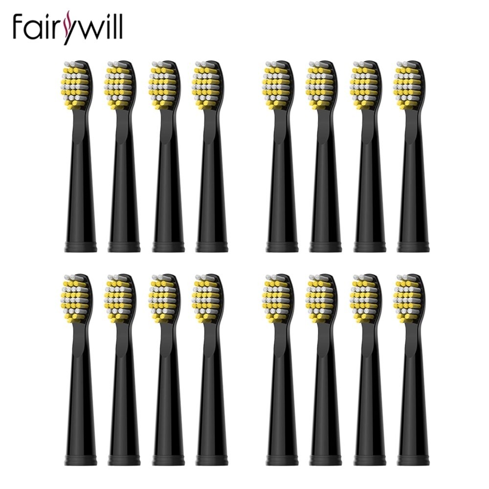 Fairywill 4 PièCES 8 PièCES 16 PièCES Têtes De Brosse À Dents Électrique Sonique Remplaçable Soies Souples Pour FW-507 FW-508 FW-917 FW-959 FW- thumbnail