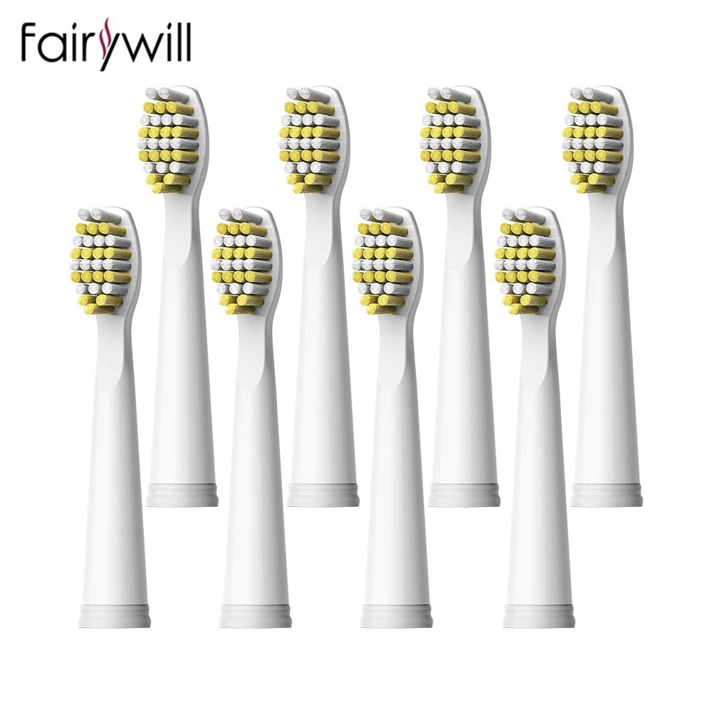 Fairywill 4 PièCES 8 PièCES 16 PièCES Têtes De Brosse À Dents Électrique Sonique Remplaçable Soies Souples Pour FW-507 FW-508 FW-917 FW-959 FW- thumbnail