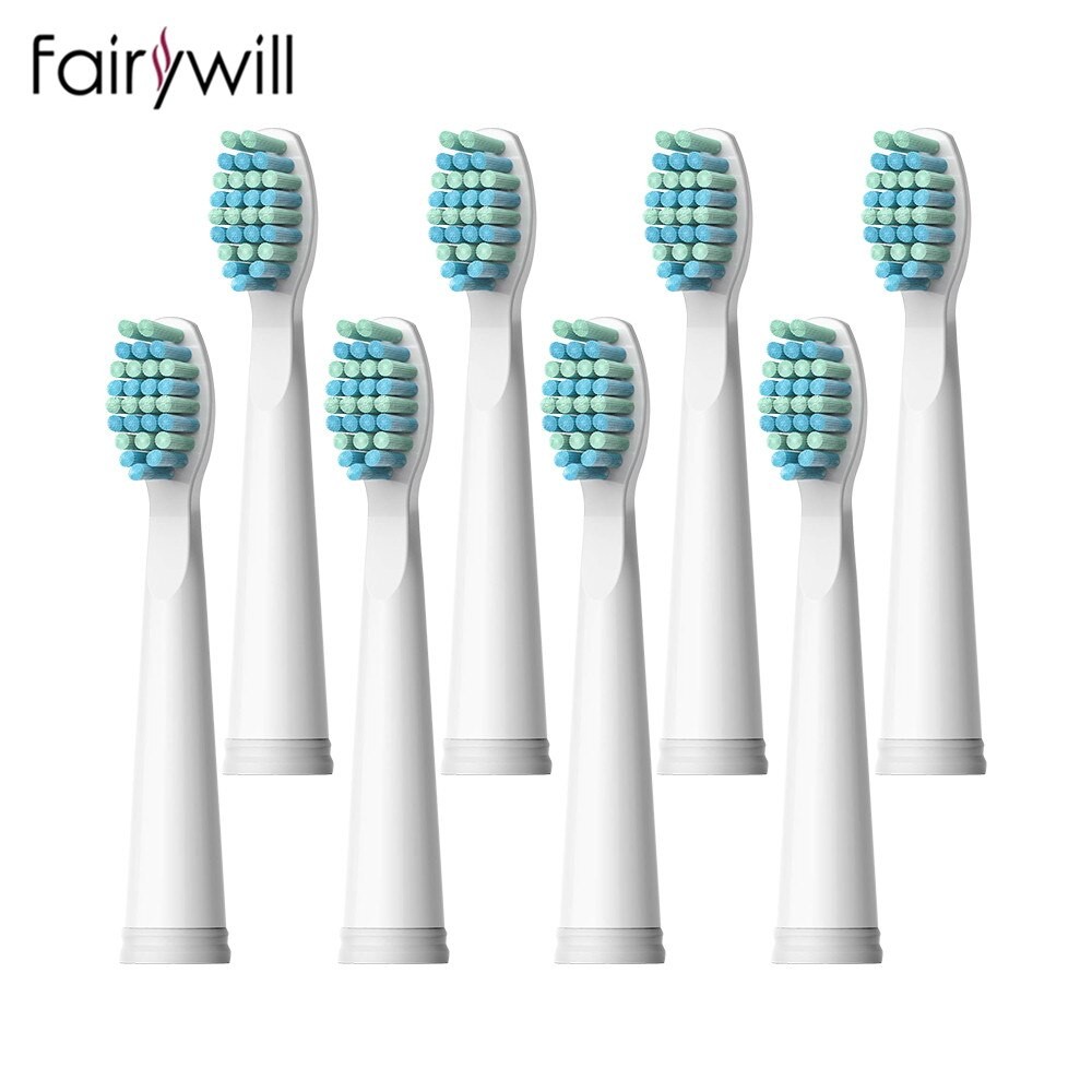 Fairywill 4 PièCES 8 PièCES 16 PièCES Têtes De Brosse À Dents Électrique Sonique Remplaçable Soies Souples Pour FW-507 FW-508 FW-917 FW-959 FW- thumbnail