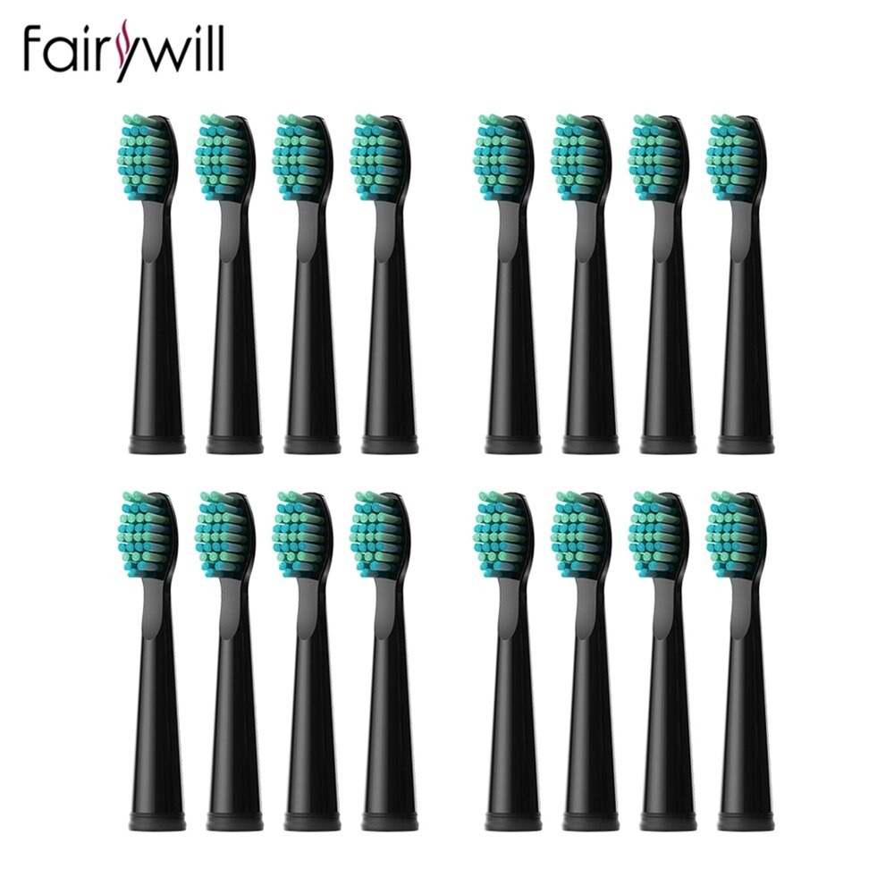 Fairywill 4 PièCES 8 PièCES 16 PièCES Têtes De Brosse À Dents Électrique Sonique Remplaçable Soies Souples Pour FW-507 FW-508 FW-917 FW-959 FW- thumbnail