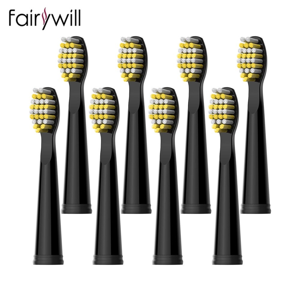 Fairywill 4 PièCES 8 PièCES 16 PièCES Têtes De Brosse À Dents Électrique Sonique Remplaçable Soies Souples Pour FW-507 FW-508 FW-917 FW-959 FW-