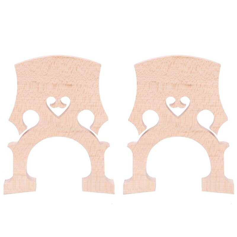 Chevalet De Contrebasse Régulé En 4/4 , 2 PièCES 3/4 PièCES De Rechange Pour Violoncelle, Accessoires Pour Instruments De Musique à Faire Soi-mê thumbnail