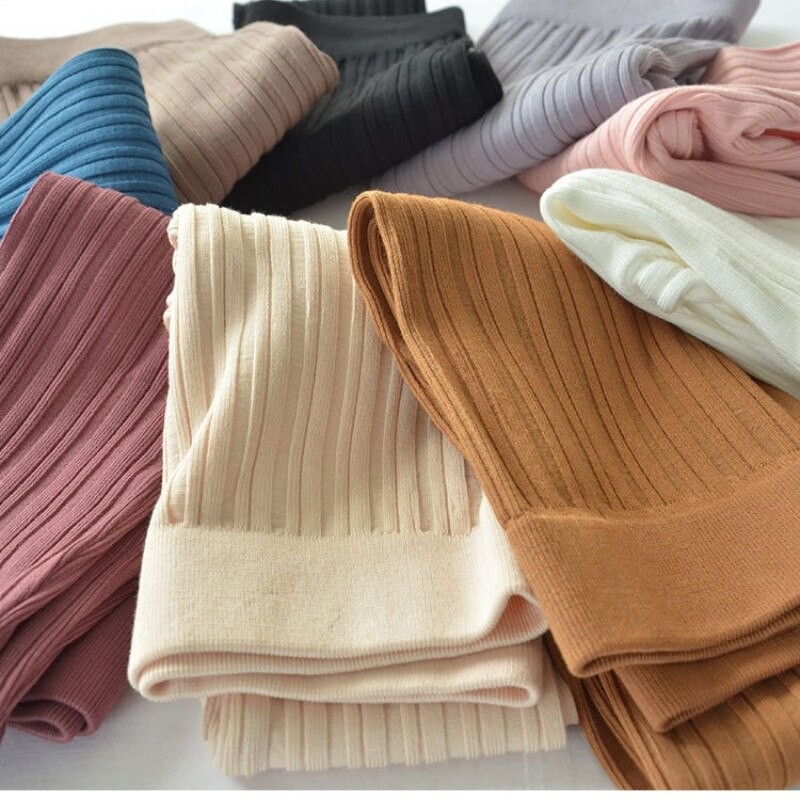 Legging De Printemps Pour Filles, En Coton Côtelé, Grand élastique, Serré Pour Bébé, Pantalon Doux, Vêtements Pour Enfants, 2022, #5999