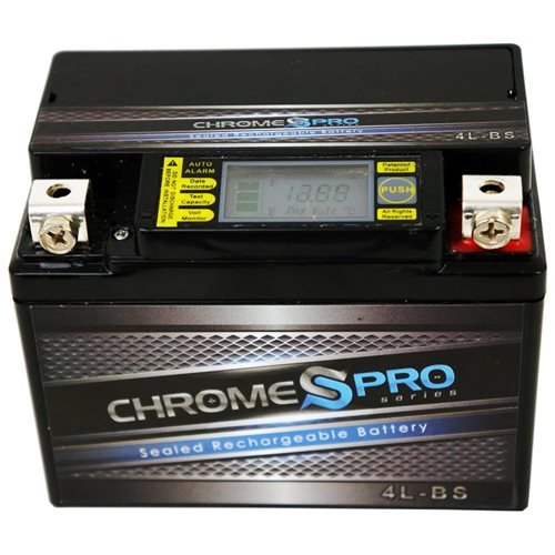 Chrome Pro Battery Ytx4l-bs (4l-bs 12 Volts 3 Ah  50 Cca) Sealed AGM IGel Motorcycle Battery for Ktm E/xc Racing 400cc 05- 09