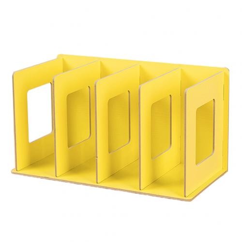 Étagère Simple à Plusieurs Niveaux, 4 Grilles, étagère De Rangement Pour Livres, Articles Divers, Armoire En Bois à Monter Soi-même, étagère  thumbnail