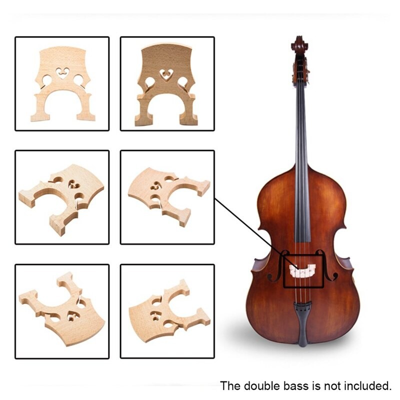 Chevalet De Contrebasse Régulé En 4/4 , 2 PièCES 3/4 PièCES De Rechange Pour Violoncelle, Accessoires Pour Instruments De Musique à Faire Soi-mê