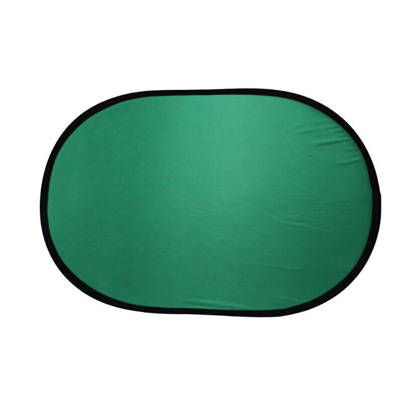 100*150CM Ovale Pliable Portable Réflecteur Bleu Et Vert écran Chromakey Photo Studio Réflecteur De Lumière Pour La Photographie