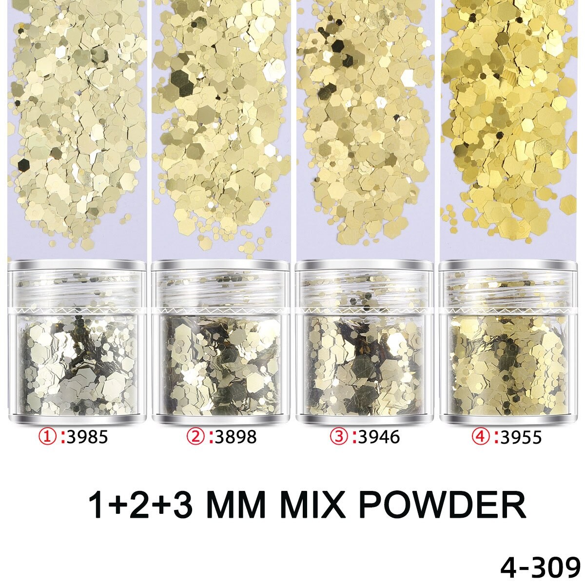 4 PièCES/ensemble Coloré Caméléon À Paillettes Bling Garniture Pour UV Résine Artisanat BIJOUX À BRICOLER SOI-MÊME Faire De L'artisanat Bijoux thumbnail